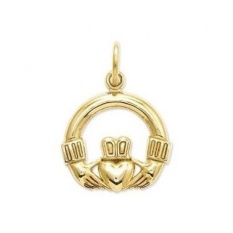 Asli IceCarats Designer Jewellery Hadiah 14 K Claddagh Anting-Anting-Internasional