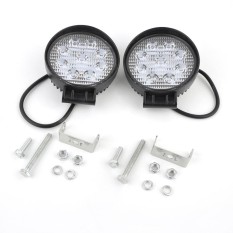Hadiah 2 Pcs Mobil Tinggi Cerah Mati Jalan Ringan Sepanjang Bentuk 27 W Lampu Kerja Sorot-Internasional