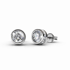 Glam Solitaire Earrings-Kristal dari Swarovski®-Intl