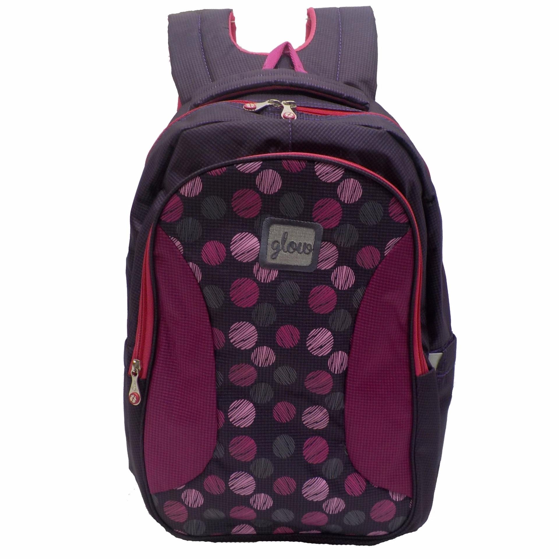 Glow Tas Ransel Laptop+Raincover sekolah Wanita 613114