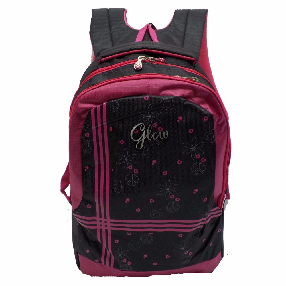 Glow Tas Ransel Sekolah Laptop Wanita + Rain Cover 613102