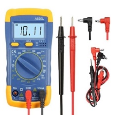 GOCHANGE LCD Digital Multimeter/Volt Amp Ohm Meter/AC DC Voltmeter Multimeter dengan Spotlight Lampu Latar Cocok untuk Sekolah, Facto-Intl