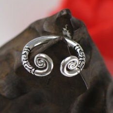 Golden Monkey Vintage Perhiasan Penghambatan Secara Bebas Adjustable Ring Mencintaimu Sepuluh Ribu Tahun Pecinta Ring-Intl