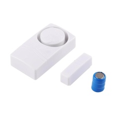 BAIK 110dB Daya Rendah Petunjuk Pintu-close Petunjuk Alarm Terus Pintu & Curtain Alarm Putih-Intl