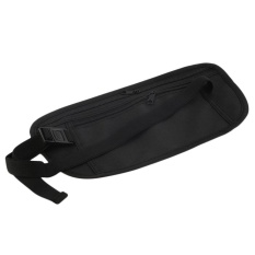 GOOD Travel Pouch Cash Zippered Waist Compact Security Money Waist Belt Bag - intl