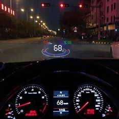 Gophly E300 5.5 Inch Mobil Digital Speedometer HUD OBD2 Kepala Up Display Kecepatan Mobil Proyektor Kaca Depan Overspeed Alarm Aman Mengemudi Konsumsi Bahan Bakar Lelah Driver Pengingat Tegangan Rendah Alarm Dll. Aksesoris-Intl