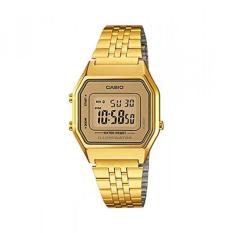 GPL/ Casio Ladies Mid-Size Gold Tone Digital Retro Watch LA-680WGA-9DF/ship from USA - intl