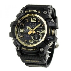 GPL/Mens Casio G-Shock Master Of G Mudmaster Seri Hitam dan Gold-Tone Watch GG1000GB-1A/ kapal dari Amerika Serikat-Intl