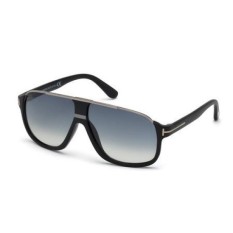 GPL/TOM FORD TF 335 Eliott Warna Tidak Mengkilap Hitam/Perak Bingkai/Gray Lensa 60 Mm/DIKIRIM DARI amerika Serikat-Internasional