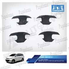 Aksesoris Mobil Grand New Avanza Xenia Outer Handle Cover Elegant Blacktivo Hitam Black Doff Dop Pegangan Pintu Krom Mobil chrome paket outer cover handle pelindung mangkok pegangan tarik tarikan pintu door crome Asesoris Mobil Acesoris Mobil Avanza Xenia