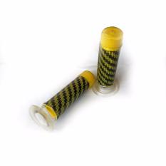 Grip Motor Model Karbon Untuk Motor Matik dan Bebek - Kuning