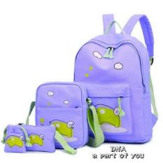 GROSIR Tas Ransel Anak Sekolah SD Laki Perempuan Animal 4in1 Murah 5/Tas Sekolah Cowok/Tas Ransel /Tas Anak Sekolah