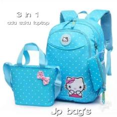 Grosir Tas Ransel Anak Sekolah SD Perempuan Hello Kitty 3in1 Murah 3/Tas sekolah Cewek/Tas sekolah Anak Perempuan