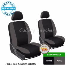 Gudang Leather Sarung Jok Mobil Avanza 2008 (Hitam - Abu2) - OSCAR