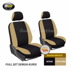 Gudang Leather - Sarung Jok Mobil New Innova Reborn (Hitam-Cappucino ) MBTECH