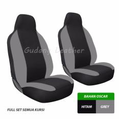 Gudang Leather Sarung Jok Mobil Toyota Sigra (Hitam-Grey) / Bahan OSCAR