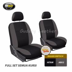 Gudang Leather Sarung Jok Mobil XPANDER 2017 (Hitam-Abu2) MBTECH