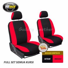 Gudang Leather Sarung Jok Mobil XPANDER 2017 (Hitam-Merah) MBTECH
