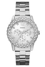 guess silver watch womens