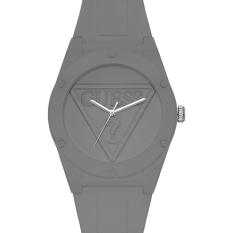 GUESS W0979L7 - RETRO POP - Analog - Jam Tangan Unisex - Bahan Tali Rubber - Abu-Abu