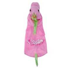 Halloween Christmas Pet Dog Clothes Lovely Unicorn Small Horse Shape Cloth(Pink)-L - intl