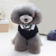 Handmade PET Sweater Kucing Anjing Musim Dingin Hangat Lapisan Pakaian Jaket Pakaian-Intl