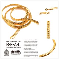 Harajuku Hip Hop DJ Hip Hop Gantungan Leher Kalung Emas