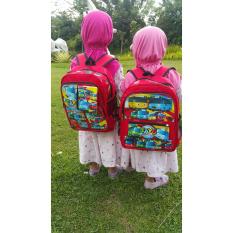HARGA TERMURAH DAN PRODUK BERKUALITAS! TAS UNTUK ANAK SEKOLAH TK/SD KARAKTER TAYO MERAH KEREN DAN KEKINIAN