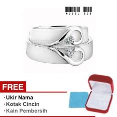 Harmard - Cincin Exclusive dengan USA Diamond untuk Nikah / Kawin / Tunangan - Model 808