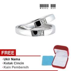 Harmard - Cincin Exclusive dengan USA Diamond untuk Nikah / Kawin / Tunangan - Model 809