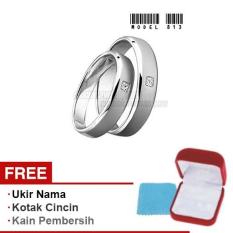 Harmard - Cincin Exclusive dengan USA Diamond untuk Nikah / Kawin / Tunangan - Model 813
