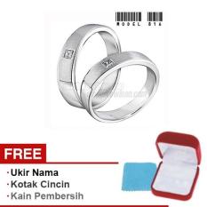 Harmard - Cincin Exclusive dengan USA Diamond untuk Nikah / Kawin / Tunangan - Model 816