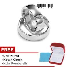 Harmard - Cincin Exclusive dengan USA Diamond untuk Nikah / Kawin / Tunangan - Model 819