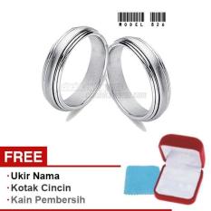 Harmard - Cincin Exclusive dengan USA Diamond untuk Nikah / Kawin / Tunangan - Model 826