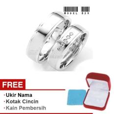 Harmard - Cincin Exclusive dengan USA Diamond untuk Nikah / Kawin / Tunangan - Model 829