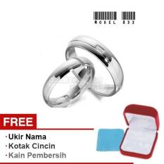 Harmard - Cincin Exclusive dengan USA Diamond untuk Nikah / Kawin / Tunangan - Model 833