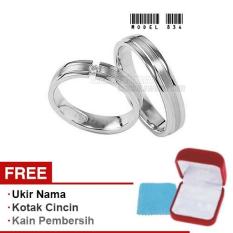 Harmard - Cincin Exclusive dengan USA Diamond untuk Nikah / Kawin / Tunangan - Model 834