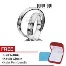 Harmard - Cincin Exclusive dengan USA Diamond untuk Nikah / Kawin / Tunangan - Model 835