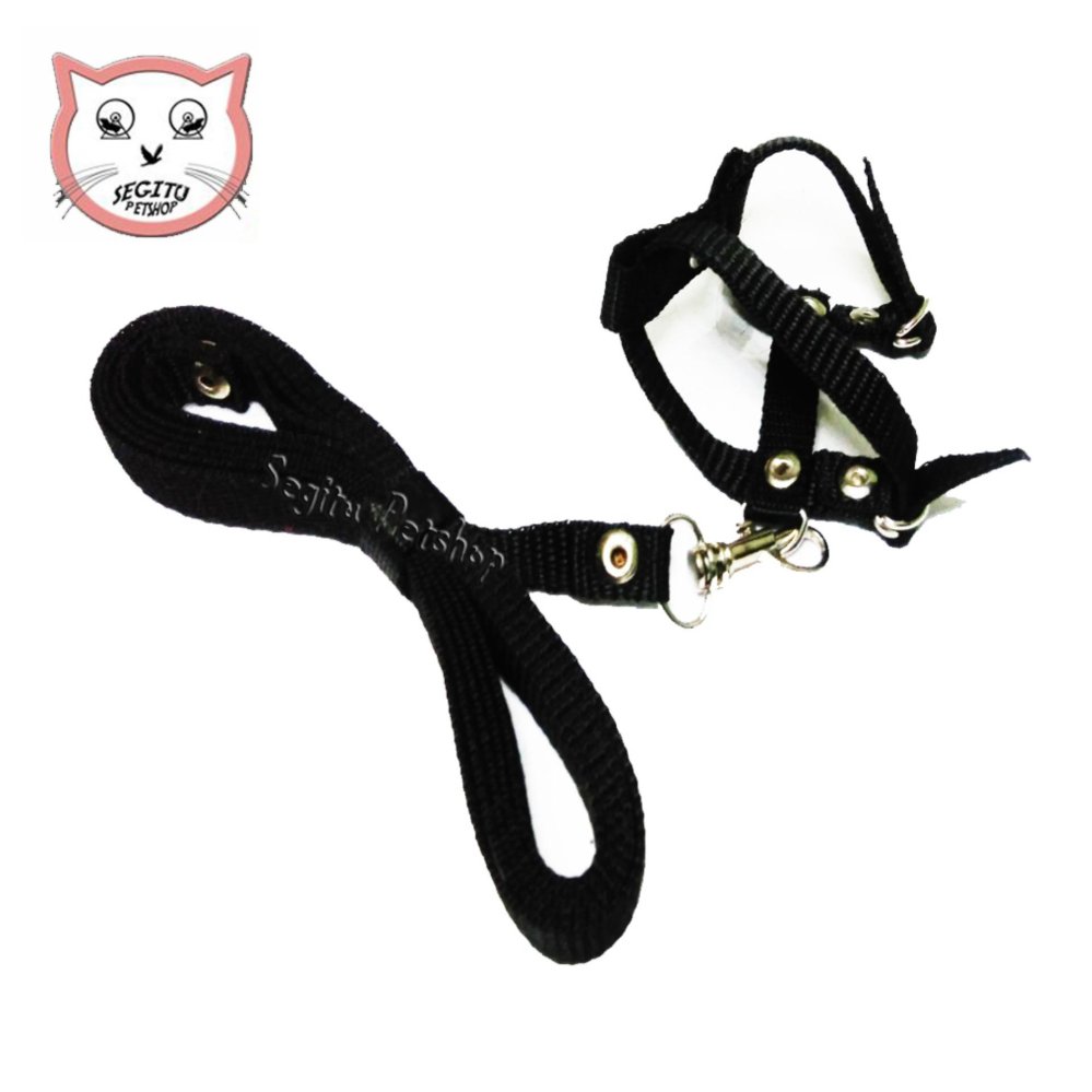 HARNESS H TALI PENUNTUN SUGAR GLIDER TUPAI - HITAM