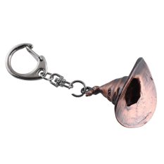 Harry Potter Sorting Hat Metal Liontin Gantungan Kunci Cincin Ajaib NIB Halloween Gift-Intl