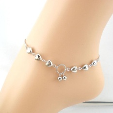 Heart Cherries Women Ankle Bracelet Barefoot Sandal Pantai Kaki Perhiasan-Intl
