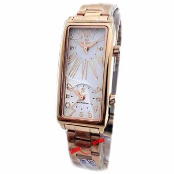 Hegner - H 387L - Jam Tangan Wanita - Stainless Steel - Rose Gold