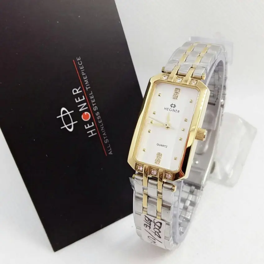 Harga hegner hgr5004 original watch jam tangan fashion wanita stainless strap segi | HARGALOKA.