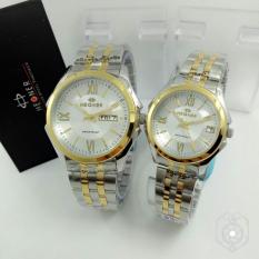 Hegner Original HGR8001 - Jam Tangan Couple - Full Stainless Steel