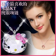Hello Kitty Austria Kristal Kepala Kristal Kalung