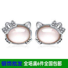 Hello Kitty Bubuk Kristal Kristal Mawar Liontin