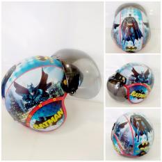 Helm Anak Bogo Usia 7 - 10 Tahun Motif Pilot Batman