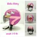 Helm Anak Lucu Karakter kucing lucu usia 1 - 5 Tahun