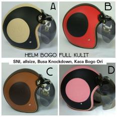 Helm Bogo Full Kulit Di Surabaya- Harga Helm Bogo Di Bandung