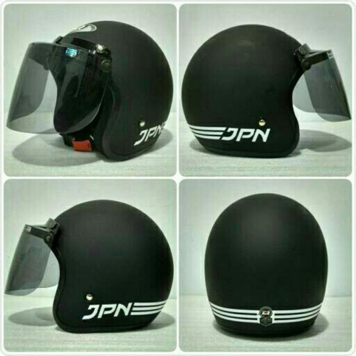 helm bogo jpn arc dewasa hitam doff kaca bogo ori impor